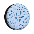 thumbnail image 2 of PUREYAH Cobblestone Blue Random Dots Rv Spare Tire Cover, Wheel Covers Protectors Universal Fit for Camping Travel Trailer Truck 16 inch, 2 of 6