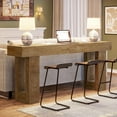 thumbnail image 6 of Tribesigns 63-Inch Long Console Table, Farmhouse Wooden Sofa Table Behind The Couch（Natural), 6 of 6