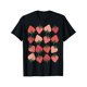 thumbnail image 1 of Women Strawberry Pattern Fruitarian Berry Strawberries Fruit Lover T-Shirt Tee Top, 1 of 6