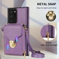 thumbnail image 3 of Dteck for Samsung Galaxy A13 Case Wallet with Zipper Pocket PU Leather Protective Back Phone Case with Lanyard Compatible with Samsung Galaxy A13 5G,Purple, 3 of 7
