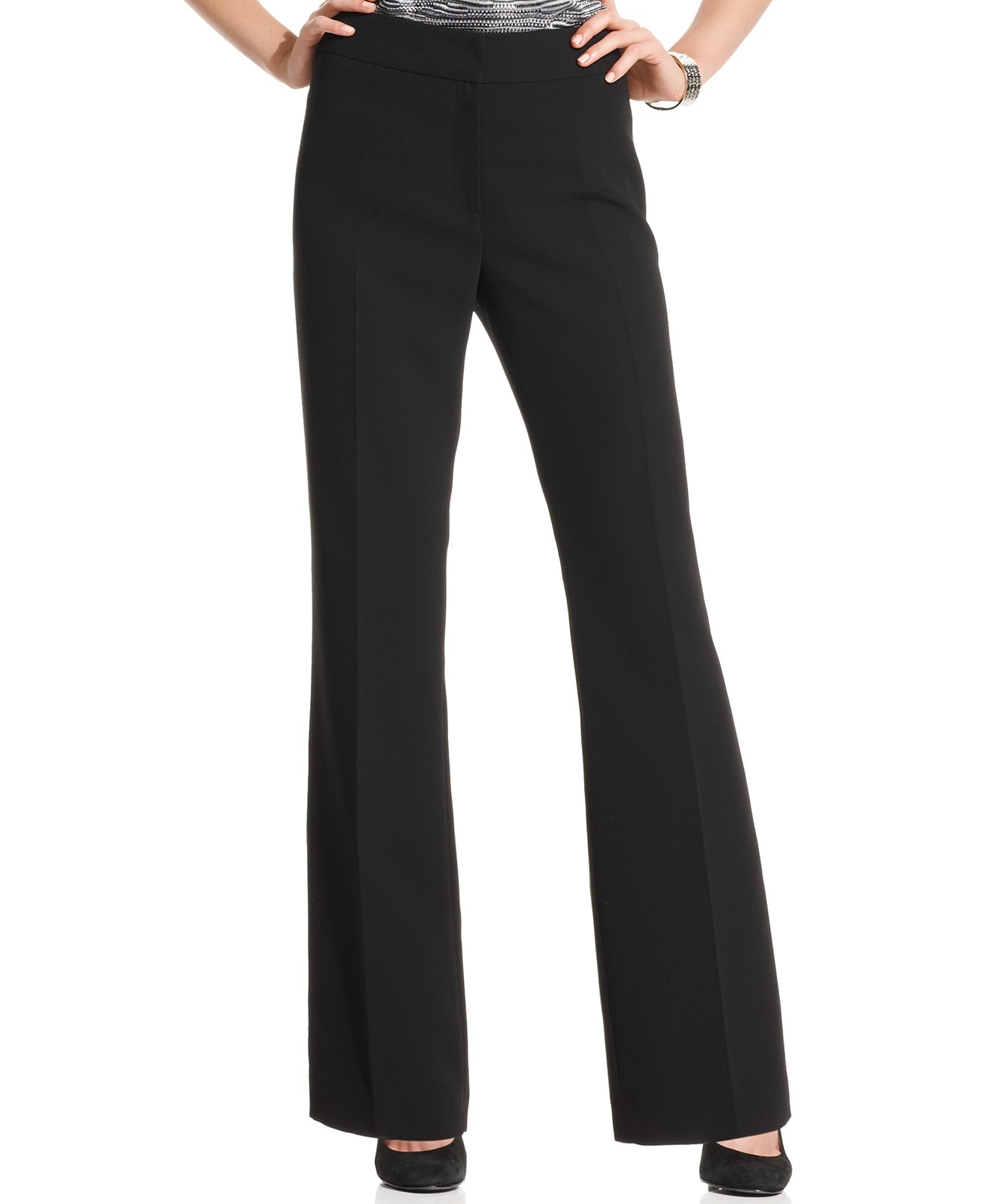 Kasper Pants, Ava Curvy-Fit Trousers - Suits 