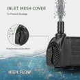 thumbnail image 3 of Submersible Pump, Ultra Quiet Pump With Fountain Pump With 5ft, 3 of 3