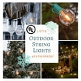 thumbnail image 6 of LED Outdoor String Lights 50ft G40 Globe - White Wire, Clear Bulbs - Patio Deck Decor, 6 of 7