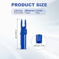 thumbnail image 2 of Uxcell Archery Arrows Nocks 6.2mm, Plastic Insert Arrow Nock Replacement Arrow Tails for Shooting Compound Recurve Blue, 2 of 7