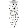 thumbnail image 3 of CWI Lighting Salvador 32 in LED Integrated Polished Nickel Chandelier - Polished Nickel, 3 of 4