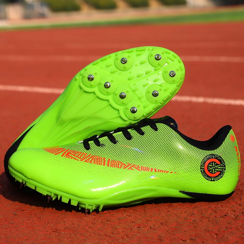 Men's Women's Track and Field Shoes Racing Jumping Sprint Sneakers Professional Running Spikes Athletic Shoes