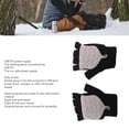 thumbnail image 3 of Guantes calefactables por USB 1 par tejidos de invierno sin dedos doble ANGGREK Otros, 3 of 8