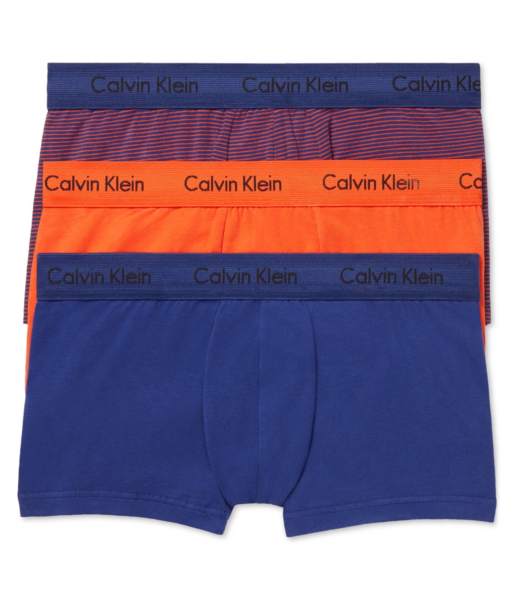 Calvin Klein Mens Low-Rise Underwear Boxer Briefs, multicoloured, Large