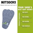 thumbnail image 4 of NotSocks™ - Insole Socks, Anti-Odor Washable Shoe Liners, One Size Fits Women’s 4–Men’s 12, Heather Gray, Reusable Sockless Comfort (3-Pack), 4 of 8