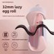 thumbnail image 4 of 32mm Egg Shaped Curling Iron V-Shape Wave Pattern Negative Ion Water Wave Texture Damage Free Hair Styling Tool for Dormitorypurple, 4 of 4