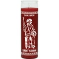 thumbnail image 1 of 7 Day Ritual & Spiritual Candle-Saint Simon RED, 1 of 1