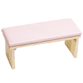 thumbnail image 1 of Reposabrazos para uñas, almohada portátil para manicura, cojín para uñas, tapete para mesa de manicura, cojín para reposamuñecas y manos para salón/hogar personal, rosa, 1 of 5