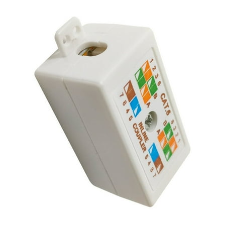 Professional RJ45 Junction Box CAT6 Networking Connectors Desktop Extension Cable Box Inline Coupler Joiner Accessories