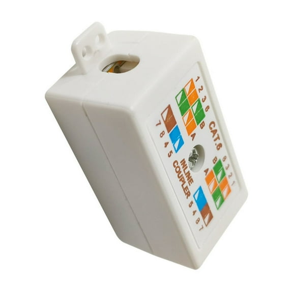 Professional RJ45 Junction Box CAT6 Networking Connectors Desktop Extension Cable Box Inline Coupler Joiner Accessories