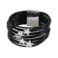 thumbnail image 1 of Pulsera rígida para niña, de aleación, , , ideal para fiestas y como accesorio versátil. Negro, 1 of 8