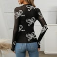 thumbnail image 5 of JIUWEN Women's Basic Long Sleeves Mesh Sheer Tops-White-L,Sheer Tops for Women,Long Sleeve Mesh Tops for Women, 5 of 6