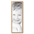 thumbnail image 2 of ArtToFrames 10x29" Gold And Stained Brown Picture Frame, Gold Wood Poster Frame, with Regular Acrylic and 2 (FBPL-4766), 2 of 7