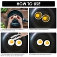 thumbnail image 5 of English Muffin Rings Stainless Steel Tart Rings Smooth Crumpet Rings Heat Resistant Muffin Tart Rings Nonstick Crumpet Ring Mold Dishwasher Safe Pastry Ring Mold for Home Baking, 5 of 9