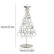 thumbnail image 3 of Adornos navideños, regalos navideños, árbol de Navidad de metal de mesa, soporte de exhibición de adornos de hierro forjado, adorno navideño de 11 pulgadas, decoraciones de escritorio, mini árbol de N, 3 of 6