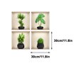 thumbnail image 3 of Pegatinas de pared Decoración de plantas en macetas Pegatinas de pared Fondo de pared Decoración de habitación Pegatinas de pared Pegatinas de pared autoadhesivas Akmoler, 3 of 7