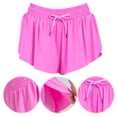 thumbnail image 1 of Pantalones Cortos Elásticos para Correr Entrenamiento Yoga 2 en 1 Spandex Forma Física, 1 of 9