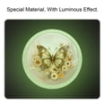 thumbnail image 2 of Butterfly Fluorescent Drawer Pulls with Screws - Round 4-Pack Glow-in-the-Dark Knobs for Cabinets, Wardrobes, and Dressers – Decorative Dresser Hardware, Door Pulls, 2 of 6