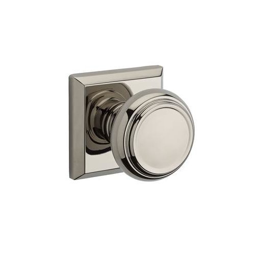 Baldwin Traditional Double Dummy Door Knob with Traditional Square Rose