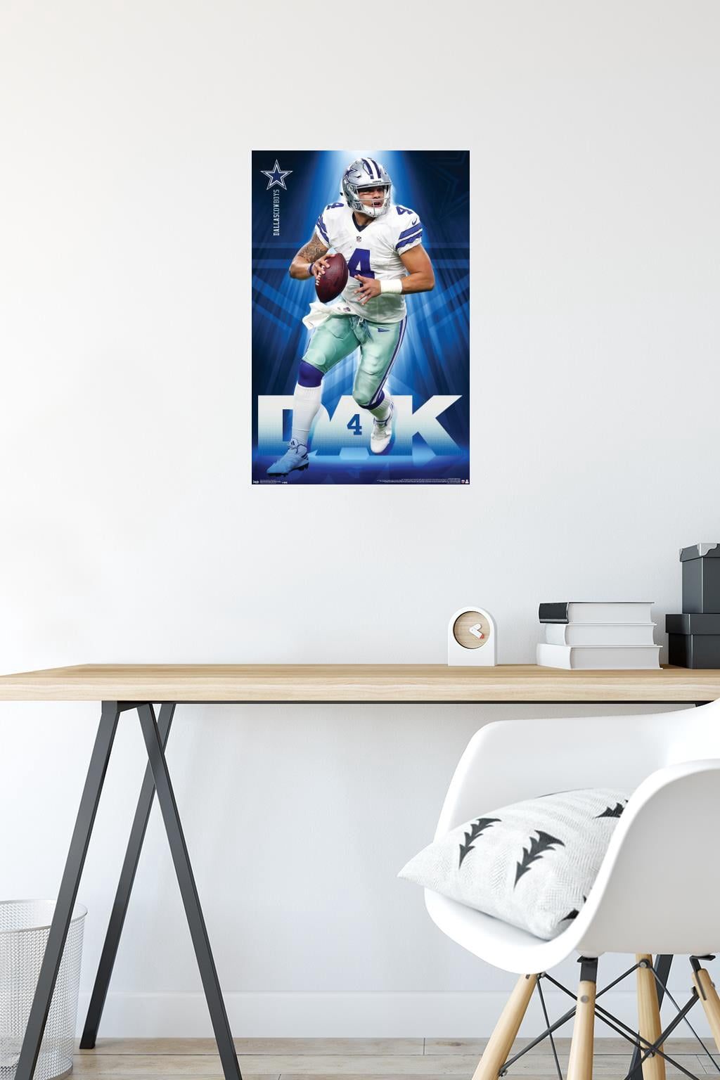 NFL Dallas Cowboys - Dak Prescott 17 Wall Poster, 14.725" x 22.375"