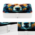 thumbnail image 4 of Bear PU Leather Bracelet Holder Jewelry Organizer Box with Removable Compartment - Portable Organize Storage Case, 4 of 6