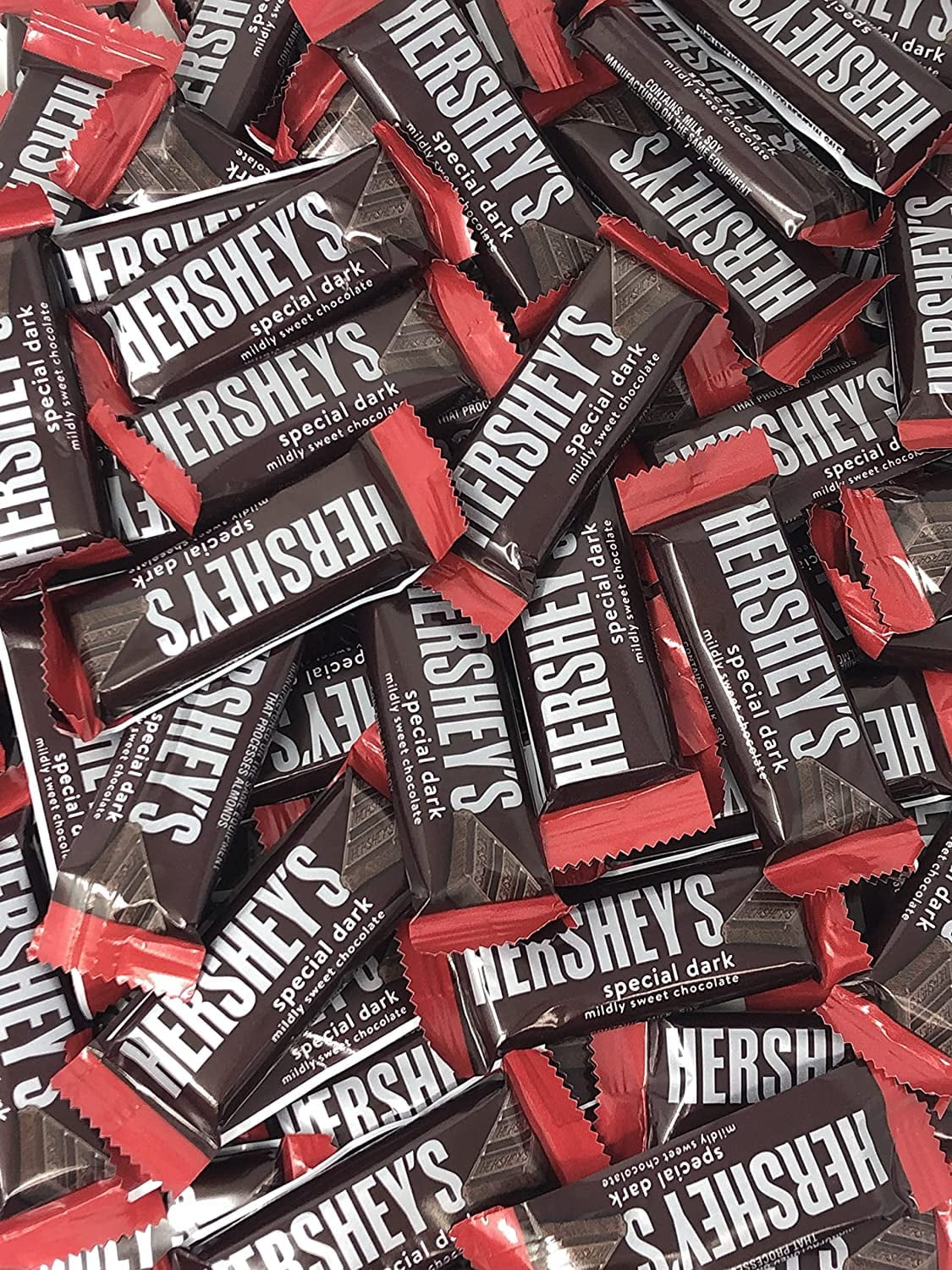 Hershey's Special Dark Candy - 70+ Count| 2 lbs Mildly Sweet Chocolate ...