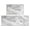 White And Gray-3, variant on Kitchen Rugs and Mats Non Skid Washable White and Brown Marble Kitchen Mat and Rug Set,Floor Cushion Waterproof Rug,Rubber Backed Area Rugs for Kitchen Laundry
