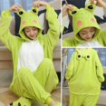 thumbnail image 1 of Pijamas de invierno para niños, ropa de dormir de Panda, unicornio, Kigurumi, monos de dibujos animados para niños, disfraz de bebé para dormir de Manta para niñas xuanjing unisex, 1 of 2
