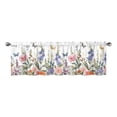 thumbnail image 2 of Patterned Kitchen Short Curtain with Water Resistant Feature, Decorative Half Window Curtain for Kitchen Windows, Washable Light Filtering Curtain for Home Kitchen Decor and Sunlight Control, 2 of 7