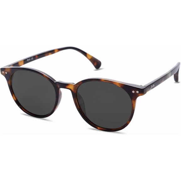 Small Round Classic Polarized Sunglasses, Vintage Style Uv400 Lens