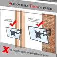 thumbnail image 4 of Zimtown Support Mural Réglable 26-55 Pouces Support TV Rotatif, 4 of 9