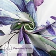 thumbnail image 4 of Blue Purple Eucalyptus Leaves Shower Curtains,Waterproof Fabric Stylish Botanical Bathroom Shower Curtain with Hooks-48"W x 72"L (Pack of 1), 4 of 7