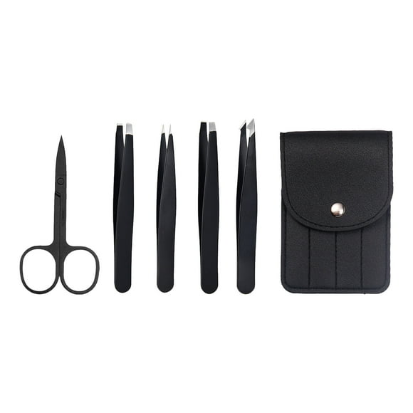 Ensemble de 4 Pinces à Sourcils Kit de Pinces pour Femmes Pinces d'Épilation pour Poils du Visage Poils Incarnés Ensemble de Pinces de Précision Pinces à Sourcils en Acier Inoxydable