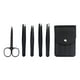 thumbnail image 1 of Fiudx Juego de Pinzas para Cejas, Paquete de 4, Pinzas de Precisión de Acero Inoxidable, Puntas Antideslizantes, Seguro para Depilación Facial, Bolsa de Viaje, Ideal para El Cuidado Personal Femenino, 1 of 2