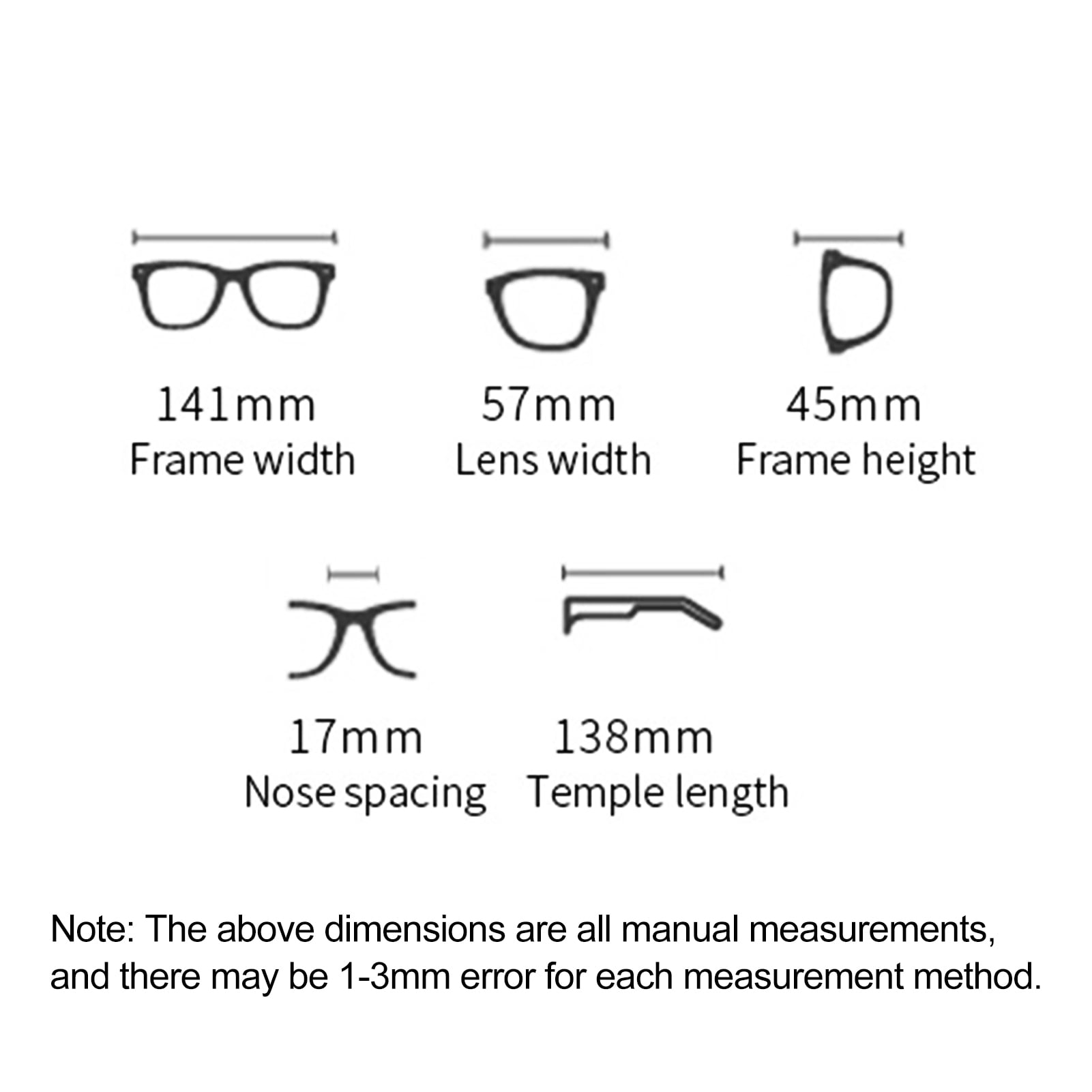 ievspot 6 Pairs Unisex Sunglasses Rectangle Shape Frame Tiger Head Decor Block Sunlight Vacation Beach Spectacles Outdoor Eyewear
