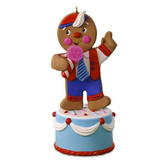 Hallmark Keepsake 2017 Gingerbread Joker Sound Christmas Ornament