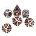 thumbnail image 2 of de Dados de Metal de 7 Piezas de Dados D&D de Metal Poliédrico Aleación de Zinc con para DND 24 Yotijar Lote de dados poliédricos, 2 of 6