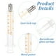 thumbnail image 4 of Juego de 4 jeringas de vidrio reutilizables de 10 ml con conexión Luer Lock metálica. Sin aguja. Herramientas de medición y dispensación., 4 of 7