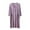 Purple, variant on Fancifize Mens Lightweight Long Sleeve Nightgown Soft Button Down V Neck Sleepshirt Casual Loose Sleepwear Loungewear with Pockets