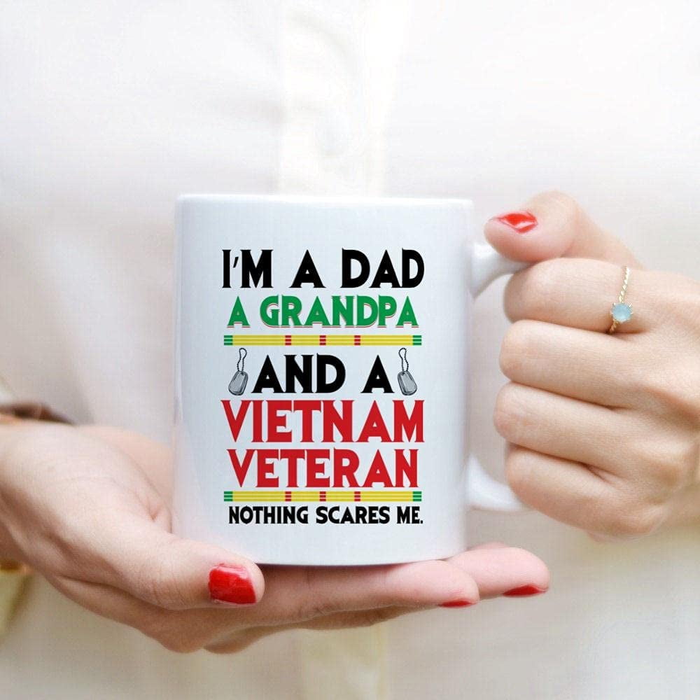 The Only Thing I Love More than Being a Veteran is Being a Papa Mug