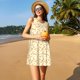 thumbnail image 3 of Fotbe Peanuts3 Vestido de Verano sin Mangas para Mujer – Vestido Midi Línea A, Estilo Camiseta Floral, Vestido Playero Casual y Fluido, 3 of 7