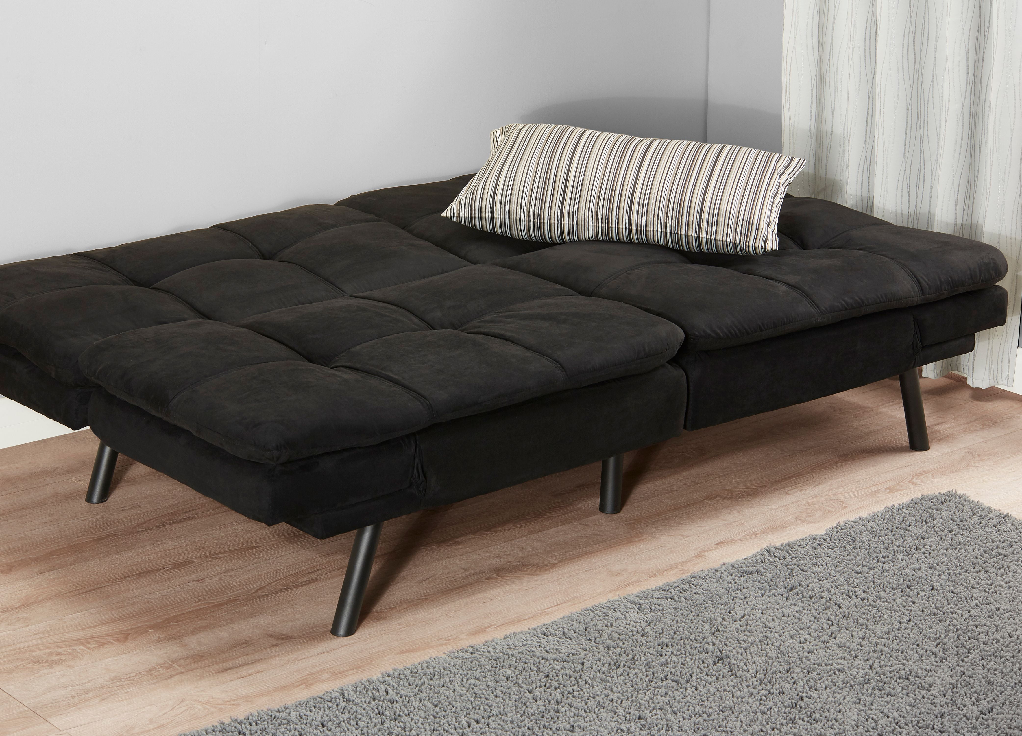 mainstays metal arm futon with 6 mattress review