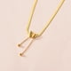 thumbnail image 5 of Collar Ganfancp de Acero Inoxidable Chapado En Oro Estilo Sencillo Liquidación 1X, 5 of 6