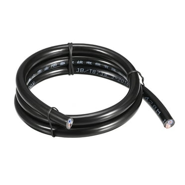 RVV Wire Cable Extension Cord Copper Wire Electric Conductor 3 Core 18 AWG 3Meter/9.8ft