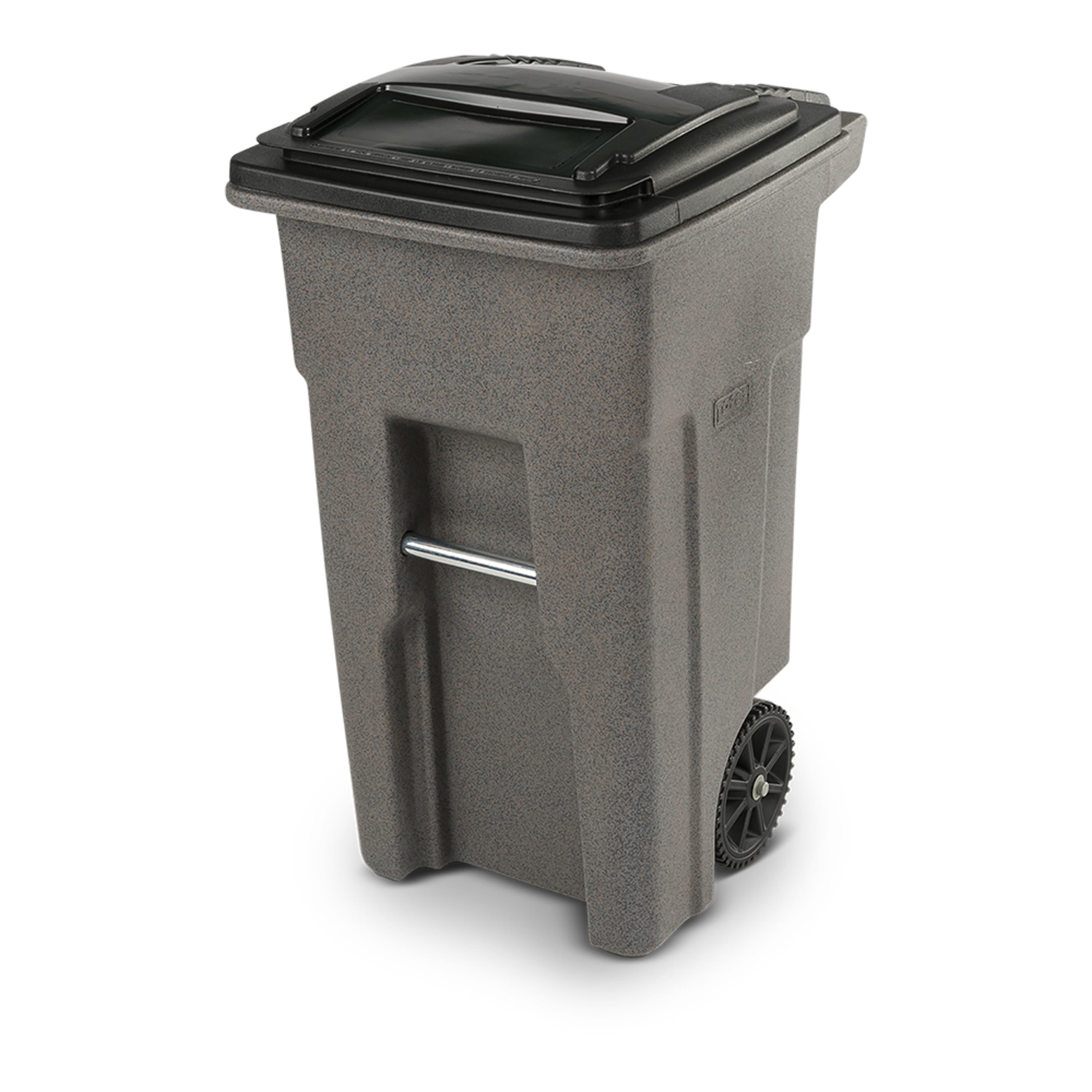 Toter Trash Can Graystone with Wheels and Lid, 32 Gallon - Walmart.com