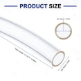 thumbnail image 2 of Tubing, 13mm ID x 16mm OD - 13 Feet Long Clear Vinyl Water Pipe, Lightweight Plastic Flexible, 2 of 6